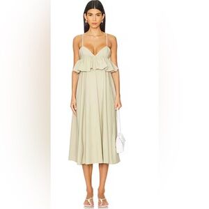 93. WEWOREWHAT $148 PEPLUM MIDI DRESS